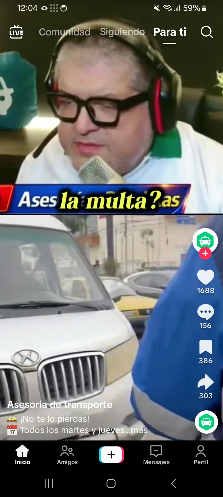 Pausa inmersiva real de Visión 20
