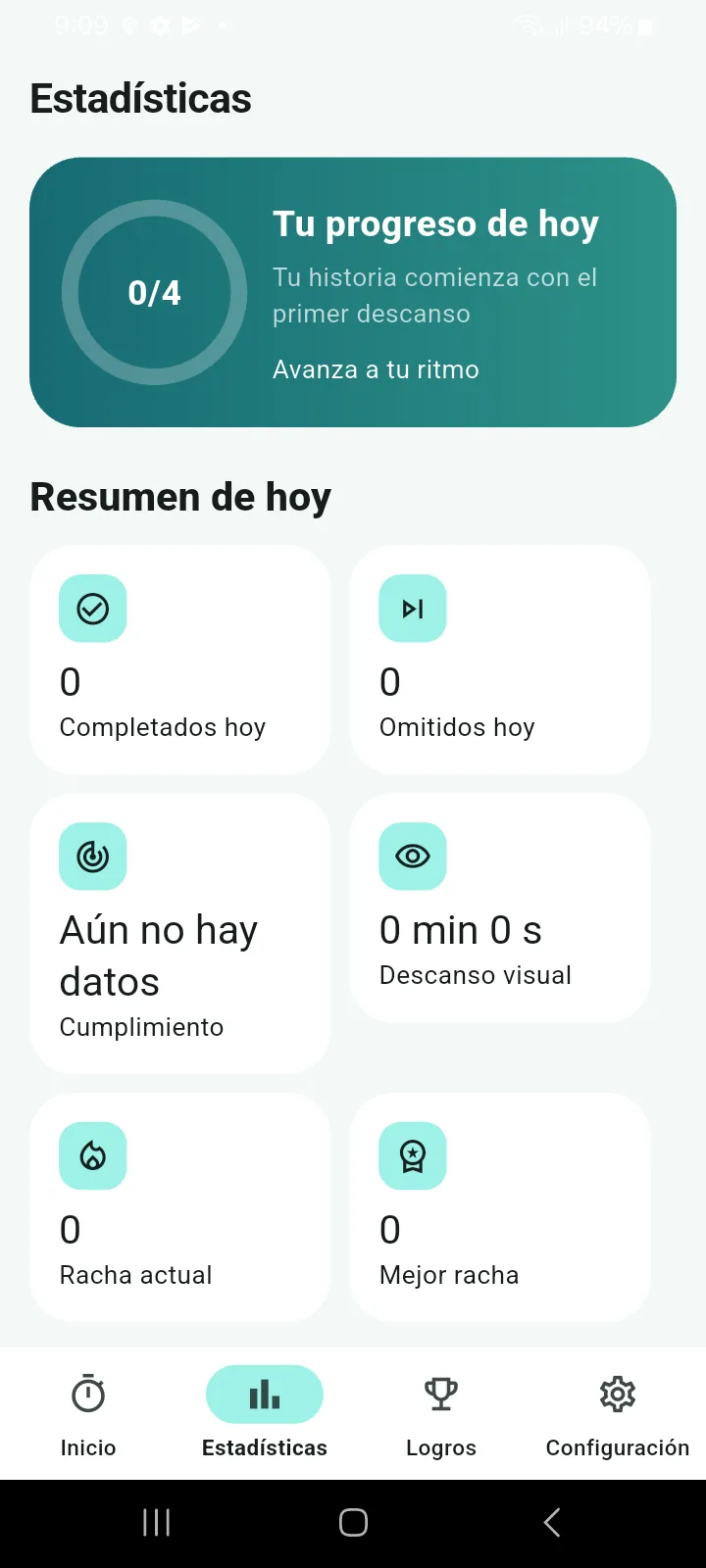 Estadísticas reales de Visión 20